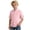 /c39Pink58, variant on Children'S Tees Solid Color Solid Short Sleeve Gentleman Turn Down Collars Cool Vacation Top,Pink,3-4 Years