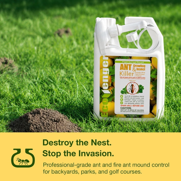 EcoVenger, Ant Killer and Nest Treatment, 32 oz, Kills Fire Ants