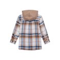 thumbnail image 3 of Wonder Nation Boys Hooded Flannel Shirt, Sizes 4-18, 3 of 3