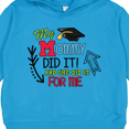 thumbnail image 3 of Inktastic My Mommy Did It and She Did It for Me with Graduation Cap Toddler Hoodie, 3 of 4