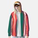 thumbnail image 2 of Balery Vertical Stripes Sudadera ligera de manga larga con capucha y protección solar UPF 50+ para hombre y mujer, ideal para pesca y running-Medium, 2 of 7