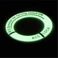thumbnail image 2 of Car Auto Lock Keyring Pedal Reflection Light Luminous Night car styling Car auto Sticker Paster Decal Film Decoration Round Circle, 2 of 9