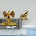 thumbnail image 2 of Escultura,Estatua de resina,figura decorativa para el hogar.,Esculturas de animales coleccionables,Figura de escritorio,Estante de estatua de elefante para escritorio,oficina,decoración del, 2 of 7