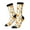 3 Black, variant on Squirrel Eating Nuts Print Adult Socks for Men & Women,Calf Socks, Ankle Socks,Boots Socks,Breathable Casual Sock,Unisex Crew Socks
