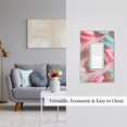 thumbnail image 2 of Zufioo Pastel Macarons Delight Print Switch Wall Plate, Dustproof and Heat-resistant Decorative Wall Switch Cover, Suitable for Residential and Commercial Areas-Mid-size, 2 of 7