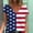 Blue cute tops for women, variant on Wycnly Cute Tops for Women Star Striped Print V-Neck Short Sleeve T shirts Summer 4th July Fashion Independence Day Graphics Loose Fit Pullover Blouses Blue s