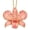 Pink, variant on 24K Gold-trim Lacquer Dipped Blue Real Dendrobium Orchid Gold-tone Necklace for Women 20"