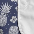 thumbnail image 4 of Fruits Microwave Oven Cover, Exotic Pineapple Floral Hyacinth Vintage Summer Holiday Botanical Beauty Design, Water Resistant Organizer with Pockets Kitchen, 36" x 12", Lavender White, by Ambesonne, 4 of 4