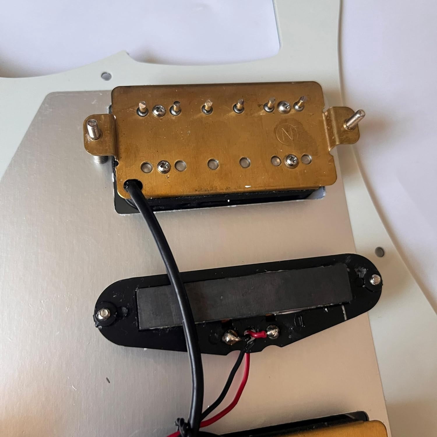 HSH Prewired Guitar Strat Pickguard Set,Humbucker Pickups Coil Splitting Switch Multi Switch Harnesses,For Fender St Electric Guitar Replacement Part
