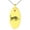 Gold, variant on Stainless Steel Celtic Bull Rune Engraved Small Oval Charm Pendant Necklace