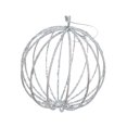 thumbnail image 4 of Adorno colgante para árbol de Navidad, decoración navideña, purpurina decorativa, fiesta Bola de plata, 4 of 9