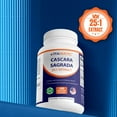 thumbnail image 6 of (3 pack) Vitamatic Cascara Sagrada 25:1 Extract, 5000 mg Equivalent Strength Per Serving, Made with Senna & Psyllium Husk - 180 Veg Capsules - Concentrated 25X Potency - All Natural - Non-GMO, 6 of 11
