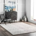 thumbnail image 2 of nuLOOM Sarina Diamonds Area Rug, 8' 10" x 12', Gray, 2 of 4