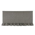 thumbnail image 2 of Gingham Desk Skirt, Table Skirt Ruffled Hook and Loop, Checkered Desk Skirt for Classroom Party Decorations, Black, 2 of 8