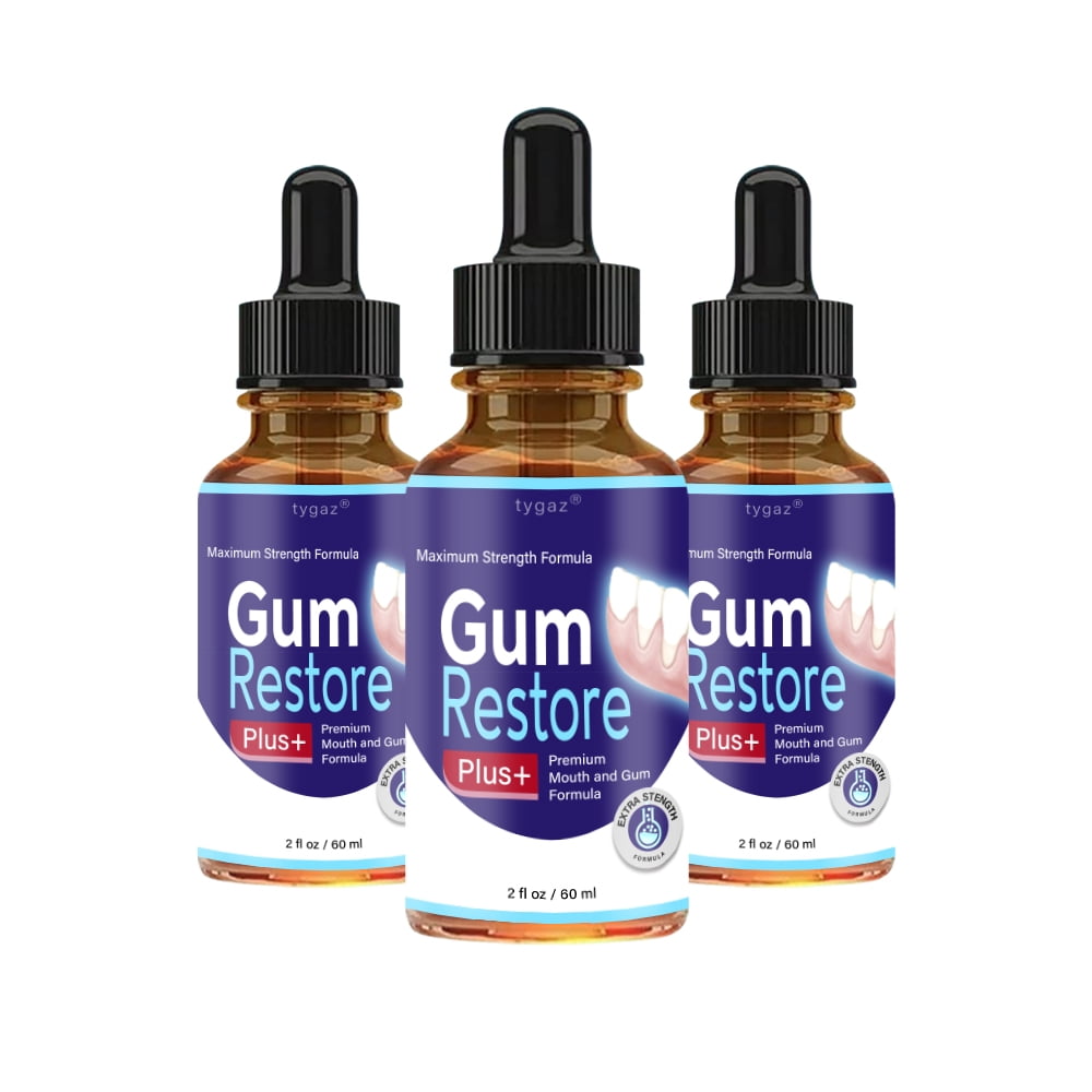 Gum Restore Plus Gum Restore Plus Mouth & Gum Liquid Drops (3 Pack