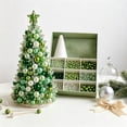 thumbnail image 4 of Neoargh Beaded Christmas Tree DIY Kit, Colorful Pearl Beaded Tree, Handmade Tabletop Decor with Sparkling Crystal Beads, Tree Topper Star for Surprise & Gift, 4 of 9