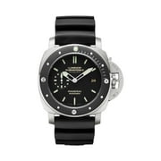 Panerai Men's Luminor 1950 47mm Black Rubber Band Titanium Case Sapphire Crystal Mechanical Watch PAM00389