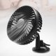 thumbnail image 2 of Mini ventilador eléctrico portátil para coche, con carga USB, silencioso, giratorio y ajustable, para verano (negro), 2 of 5
