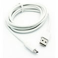 thumbnail image 4 of White 6ft Long USB Cable Rapid Charger Sync Power Wire Micro-USB Data Link Cord Supports Fast Charging J7D for Samsung Galaxy A5 Alpha Amp 2 Prime, Avant Express Prime Grand Prime, J1 J3 Emerge, 4 of 4