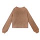 thumbnail image 3 of Gibobby suéter de Punto con Estampado navideño Mujer invierno otoño sólido cuello cuello globo manga larga suéteres pulóver ropa de abrigo (Chocolate, XL), 3 of 5