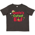 thumbnail image 3 of Inktastic Christmas Santa's Cutest Elf Boys or Girls Toddler T-Shirt, 3 of 5