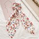 thumbnail image 1 of Fashion Leopard Print Bow Satin Long Ribbon Ponytail Scarf Hair Tie Scrunchies Women Girls Elastic Hair Bands Hair Accessories, 1 of 4