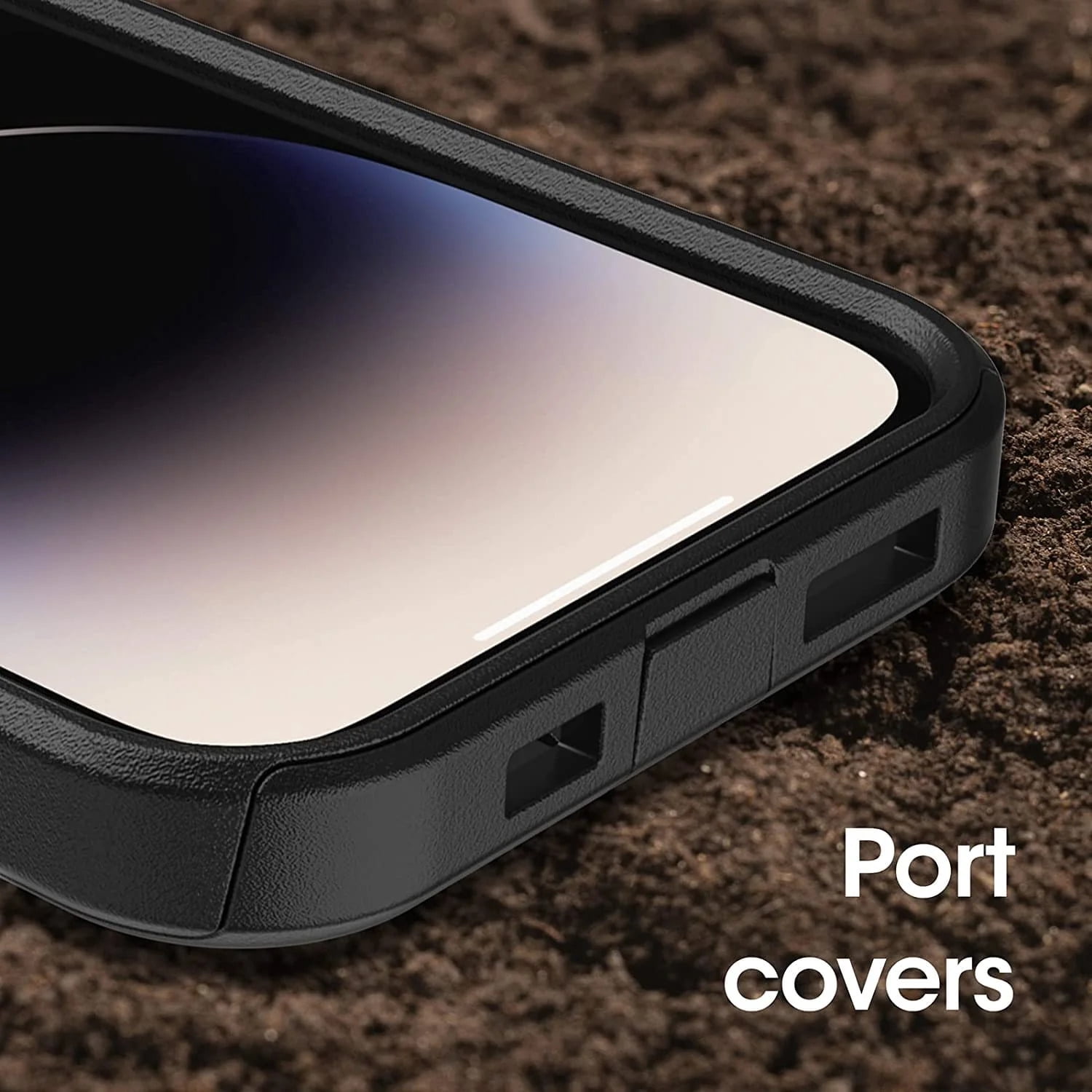 OtterBox Commuter Series Back Cover Cell Phone Case for Apple iPhone 14 Pro, Black