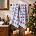thumbnail image 7 of 2 Pack Christmas Towels, Christmas Hand Towels, Christmas Decorations Printed Bathroom Hand Towels Kitchen Dish Towels Decor Holiday Winter Gift, 7 of 7