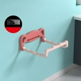 thumbnail image 3 of Rustproof Bathroom Wall Organizers Plastic Storage Shelf Without Drill Required, 3 of 16