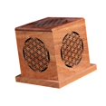 thumbnail image 4 of Caja de incienso de madera con tapa, colección de incienso artesanal, varillas de incienso Tipo A, 4 of 9