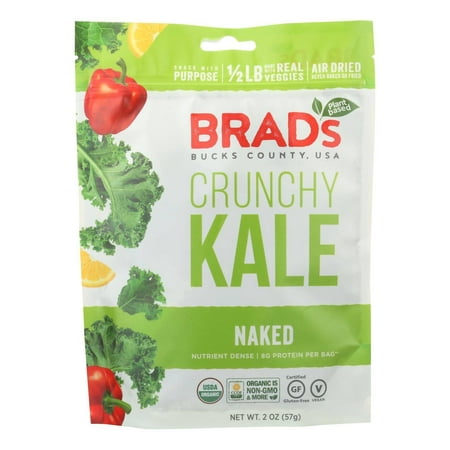 

Beautops Brad s Plant Based - Raw Crunch - Naked - Case of 12 - 2 oz. - 2282242