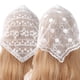 thumbnail image 1 of 2 diademas delicadas con estampado de flores y encaje para niña, turbante, pañuelo para el pelo, diadema triangular transparente, 1 of 5