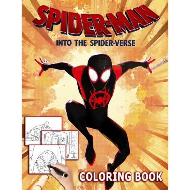 Spider Man Into The Spider Verse Coloring Book 20 Exclusive spider-man-into-the-spider-verse-coloring-book-20-exclusive