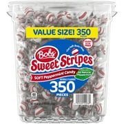 Bob's Sweet Stripes Peppermint Candy Tub, 62 Oz (350 Count)