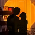 thumbnail image 4 of Sunset Lamp, Sunset Projector Lamp, 180 Degree Adjustment LED USB Night Light, Romantic Visual Family Atmosphere Light for Room/Home/ Living Room Decor (Warm Sunset), 4 of 7