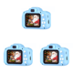 thumbnail image 2 of Mini Cámara Digital + Lector Tarjetas USB Tarjeta TF 32 GB () Azul, 2 of 8