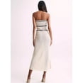 thumbnail image 5 of Tossy Knit Bandage Fashion Maxi Dress For Women Backless Beach Holiday Lace-Up Summer Dress Party Looks Female Long Dress 2024, 5 of 5