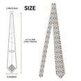 thumbnail image 2 of Balery Koi Fish Corals,Spring Summer Corbata Clásica de Seda para Hombre, Corbata Tejida Jacquard, Corbatas Formales para Negocios y Bodas, 2 of 7