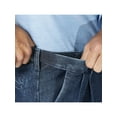 thumbnail image 4 of Haggar Men's Stretch Denim Pleat Front Trouser Classic Fit HC00280, 4 of 9
