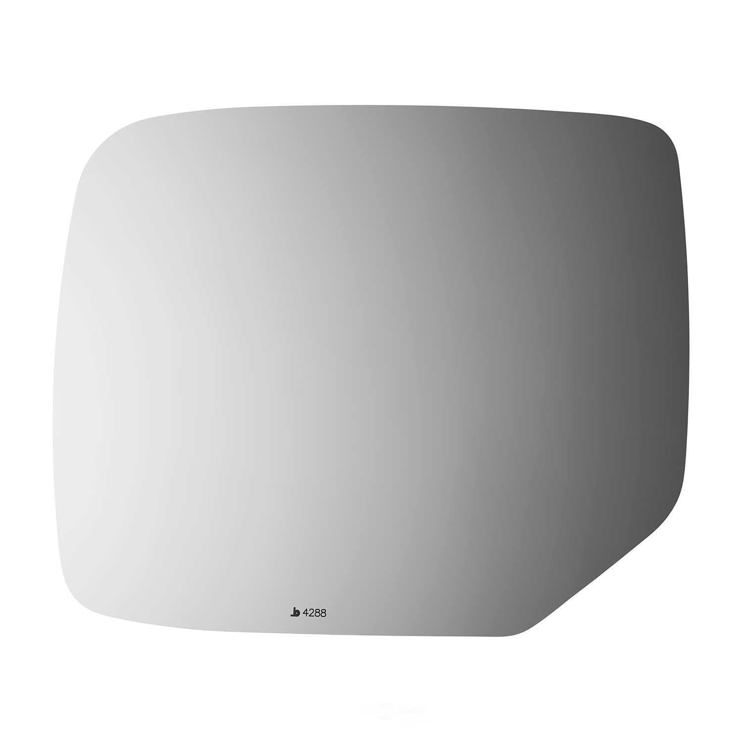Burco Side View Mirror Replacement Glass - Clear Glass - 4288
