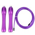 thumbnail image 1 of Cuerda para saltar de aluminio ajustable, con asas antideslizantes, para adultos, para fitness de alta intensidad, 1 of 8