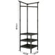 thumbnail image 2 of Perchero para ropa, Percheros Moderno Independiente, Perchero con Capacidad de Almacenamiento, Adecuado para Pasillos, Dormitorios, Departamentos, Salas de Estar, Negro, 2 of 4