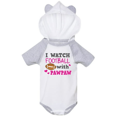 

Inktastic I Watch Football with My Pawpaw Gift Baby Girl Bodysuit