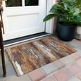 thumbnail image 6 of Addison Rugs Chantille Indoor/Outdoor Transitional Geometric, Abstract Copper Washable Rectangle Rug, 1'8" x 2'6", 6 of 6