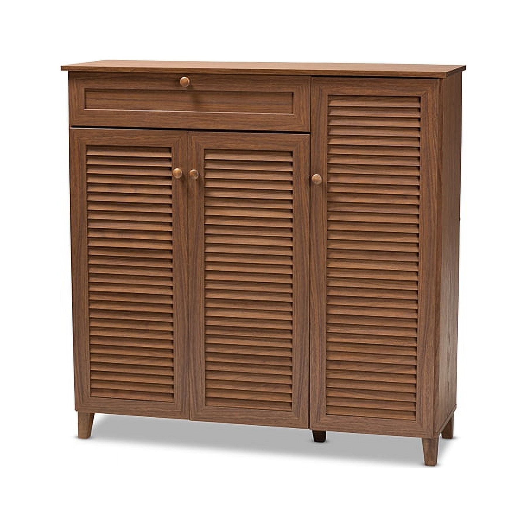 Baxton Studio Coolidge Modern and Contemporary Walnut
