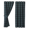 thumbnail image 2 of VHC Brands, Pine Grove Plaid Short Panel, Green, 63x36, Set of 2, 2 of 3