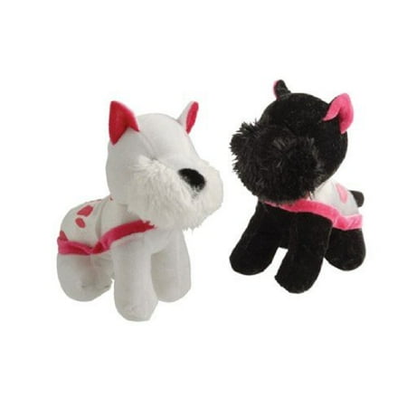 standing stuffed dog