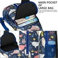 thumbnail image 4 of Crossbody Sling Backpack for Women Men Ocean Cute Shark Shoulder Sling Crossbody Casual Chest Bag for Travel Sports Running Hiking, 4 of 5