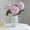 1, variant on Vibrant Pink 3-Stalk Artificial Hydrangea Bouquet - Ideal for Home, Wedding, and Holiday Decor