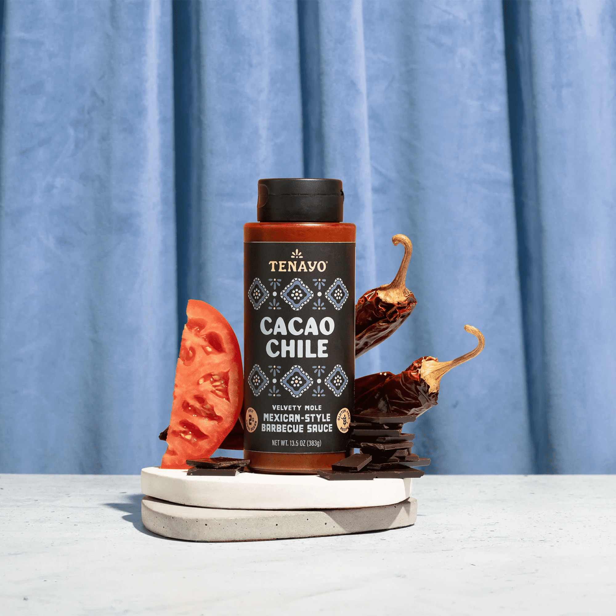 Tenayo Cacao Chile Mexican-Style Barbecue Sauce, 13.5 oz